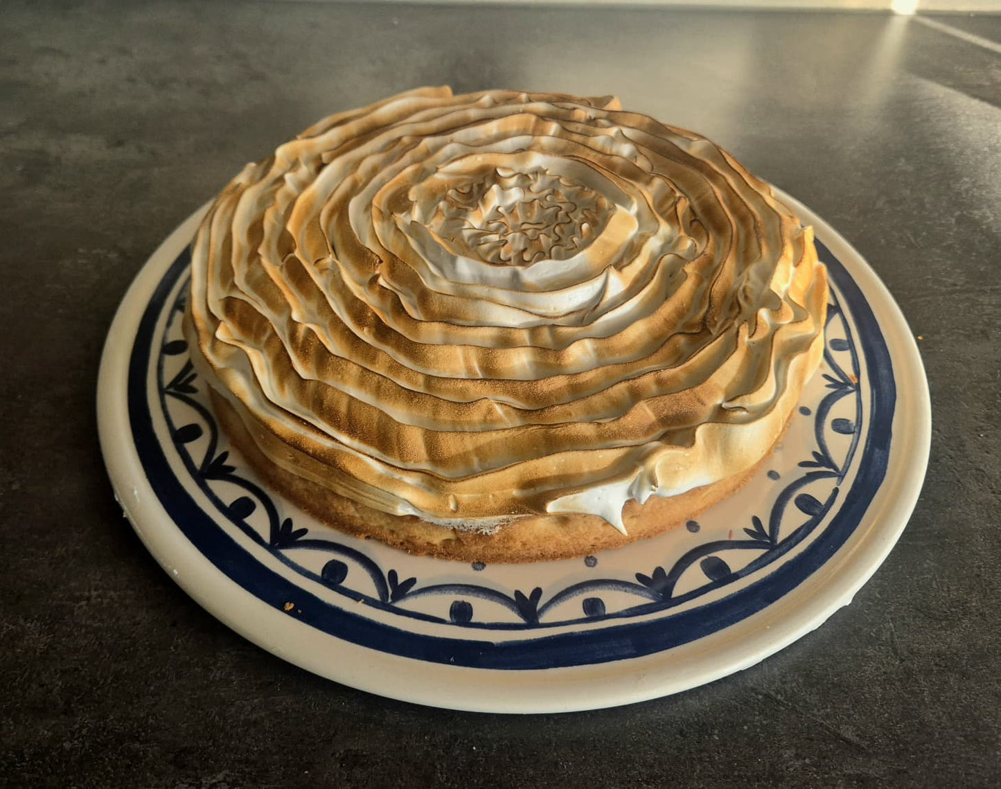 Citroen-meringue taart